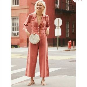 Free people utility jumpsuit